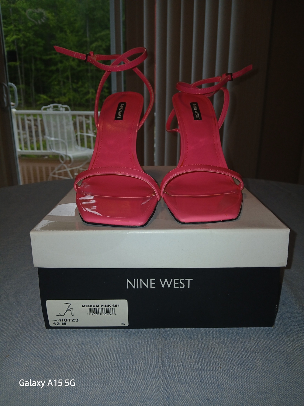 Nine West Medium Pink Ankle-Strap Heeled Sandals